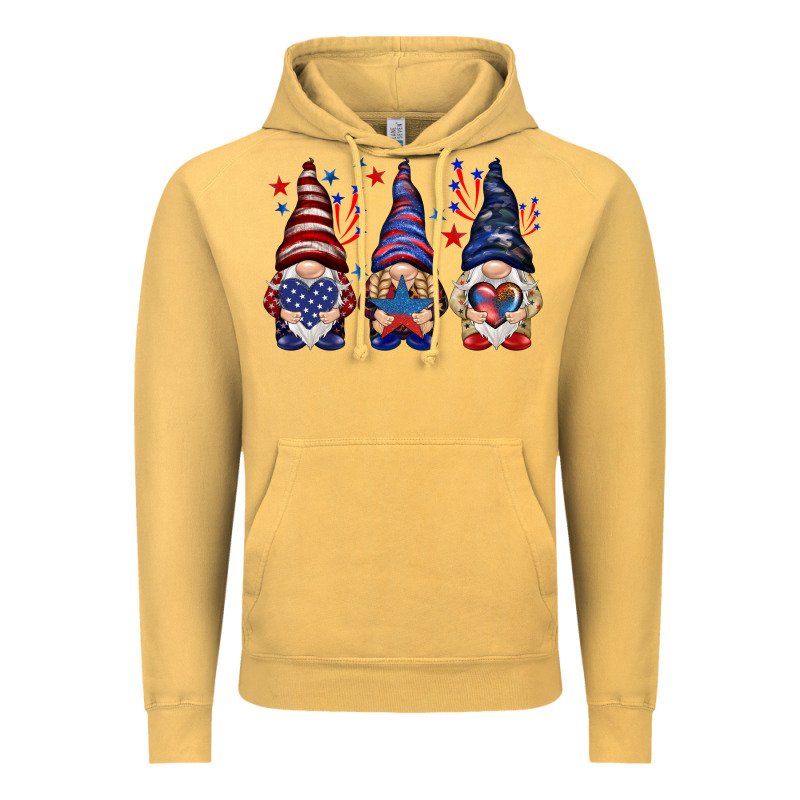 4th Of July Gnomies With Stars Vintage Hoodie by HowdyJamesFarm | Teevron