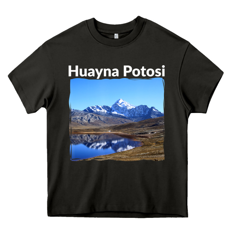Bolivia Huayna Potosi Mountain Andes Art Heavy Core Tee by trangStudio | Teevron