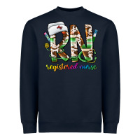 Navy rn registered nurse Heavyweight Sweatshirt - CowhideDigitalArt