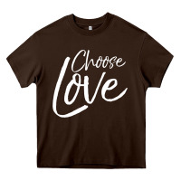 Chocolate Brown Cute Christian Joyful Gift Kid'S Choose Joy Heavy Core Tee - trangStudio