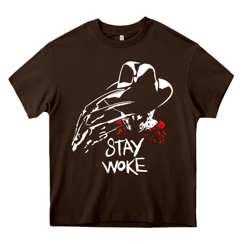 Stay Woke Freddy Krueger Heavy Core Tee by trangStudio | Teevron