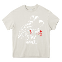 Cream stay woke freddy krueger Heavy Core Tee - trangStudio
