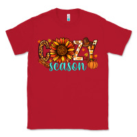 Red Cozy season Thanksgiving Classic Tee - NancyCooperArtShop