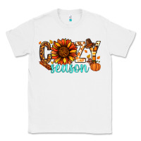 White Cozy season Thanksgiving Classic Tee - NancyCooperArtShop