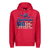 Cardinal All American Babe Premium Hoodie - LillyAllenDesigns
