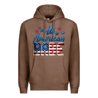 Chestnut All American Babe Premium Hoodie - LillyAllenDesigns