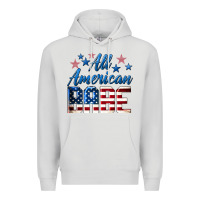 Dove Grey All American Babe Premium Hoodie - LillyAllenDesigns