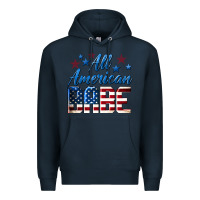 Navy All American Babe Premium Hoodie - LillyAllenDesigns