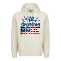 Oatmeal Heather All American Babe Premium Hoodie - LillyAllenDesigns