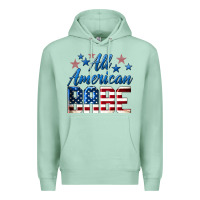 All American Babe Premium Hoodie | Teevron