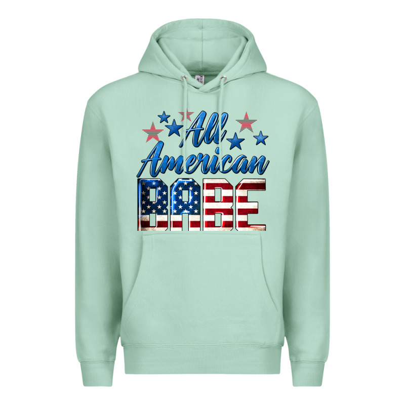 All American Babe Premium Hoodie by LillyAllenDesigns | Teevron