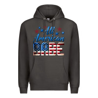Smoke All American Babe Premium Hoodie - LillyAllenDesigns