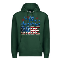 Sports Green All American Babe Premium Hoodie - LillyAllenDesigns