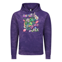 Cloud Purple Easter Saurus Rex Easter Day Vintage Hoodie - CowGirlArtShop