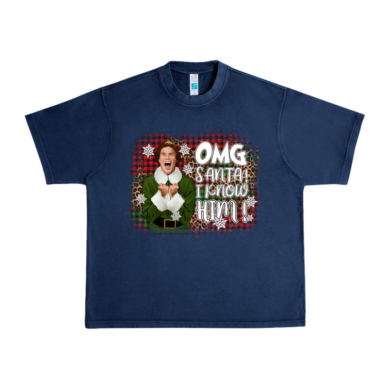 The Elf Omg Santa Urban Heavy Tee by CowGirlArtShop | Teevron