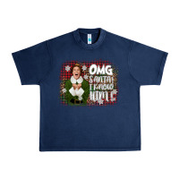 Navy the elf omg santa Urban Heavy Tee - CowGirlArtShop