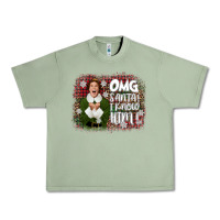Oil Green the elf omg santa Urban Heavy Tee - CowGirlArtShop