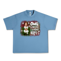 Pebble Blue the elf omg santa Urban Heavy Tee - CowGirlArtShop