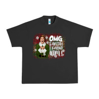 Pigment Black the elf omg santa Urban Heavy Tee - CowGirlArtShop