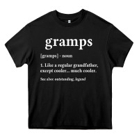 Black Grandpa Gift for Gramps, Fathers Day Birthday Gift Idea Heavy Core Tee - trangStudio
