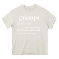 Cream Grandpa Gift for Gramps, Fathers Day Birthday Gift Idea Heavy Core Tee - trangStudio