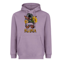 Lavender mess bun mama sunflowers Heavyweight Hoodie - BarkalooDesign