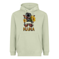 Matcha mess bun mama sunflowers Heavyweight Hoodie - BarkalooDesign