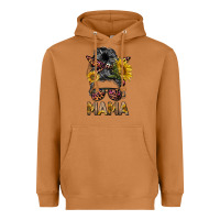 Meerkat mess bun mama sunflowers Heavyweight Hoodie - BarkalooDesign
