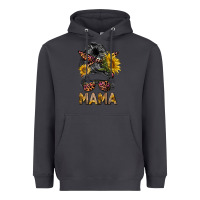 Smoke mess bun mama sunflowers Heavyweight Hoodie - BarkalooDesign