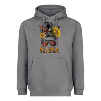 Storm mess bun mama sunflowers Heavyweight Hoodie - BarkalooDesign