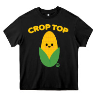 Black corn t  shirt c r o p t o p t  shirt Heavy Core Tee - trangStudio