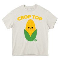 Cream corn t  shirt c r o p t o p t  shirt Heavy Core Tee - trangStudio