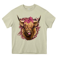 Mossy Highland cow Heavy Core Tee - Bettercallsaul