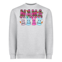 Heather Grey easter day mama Heavyweight Sweatshirt - CowhideDigitalArt