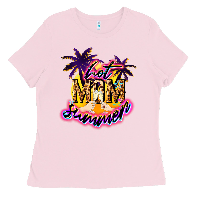 Hot Mom Summer Ladies Tee by NancyCooperArtShop | Teevron