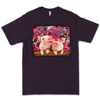 Plum be mine valentine's day pigs Premium Tee - Jasminsmagicworld