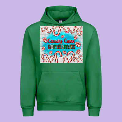 Candy Cane Christmas Urban Hoodie Designed By Adodesignshop