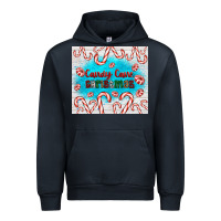 Navy candy cane Christmas Urban Hoodie - AdoDesignShop
