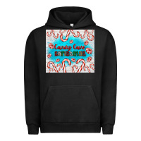 Pigment Black candy cane Christmas Urban Hoodie - AdoDesignShop