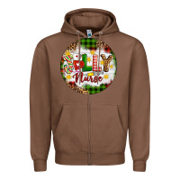 Chestnut Christmas Jolly Nurse Zipper Hoodie - Artiststas