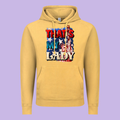 Thats My Lady 4th Of July Vintage Hoodie Designed By Cowgirlartshop