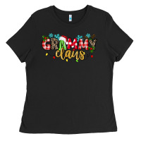 Black Grammy Claus Ladies Tee - texasbilliewilder