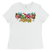 White Grammy Claus Ladies Tee - texasbilliewilder