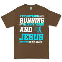Cacao Christian Runner Half Marathon Running Race Jesus Gift Premium Tee - trangStudio