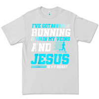Dove Grey Christian Runner Half Marathon Running Race Jesus Gift Premium Tee - trangStudio