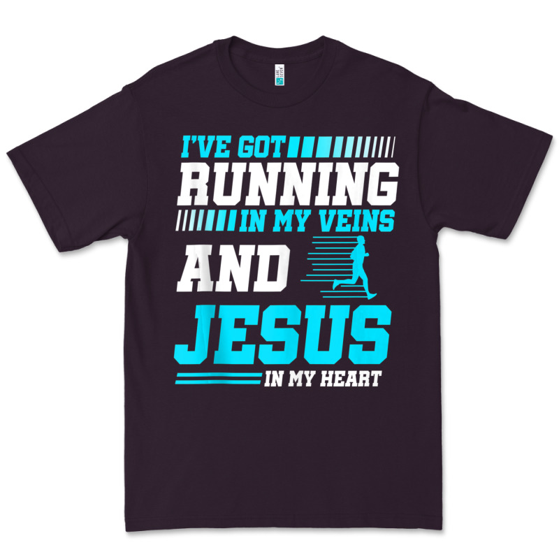 Christian Runner Half Marathon Running Race Jesus Gift Premium Tee by trangStudio | Teevron