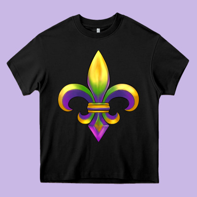Mardi Gras Heavy Core Tee Designed By Ranaportraitstore