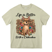 Mossy life is better with a chihuahua Heavy Core Tee - JahusDesignShop