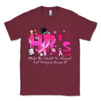 Burgundy breast cancer hr human resources Classic Tee - texasbilliewilder