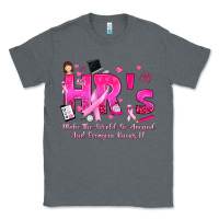 Charcoal Heather breast cancer hr human resources Classic Tee - texasbilliewilder